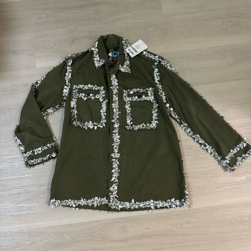 LIBERTINE army jacket in green